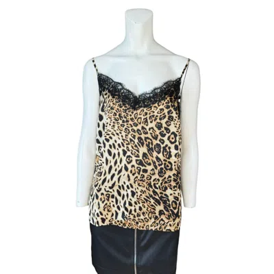 Endless Rose Animal Print Cami Top In Brown, Tan, Black In Multi