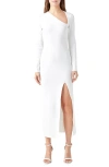 Endless Rose Women's Cut Out Long Sleeve Maxi Dress In White