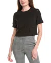 Endless Rose Beaded Crop Top In Black