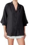 Endless Rose Blouson Sleeve Button-up Shirt
