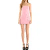 Endless Rose Bow Accent Strapless Minidress In Pink