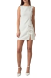 Endless Rose Bow Detail Sheath Minidress In White