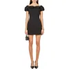 Endless Rose Bow Minidress In Black