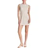 Endless Rose Button Front Minidress In White