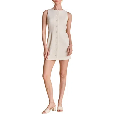 Endless Rose Button Front Minidress In White