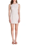Endless Rose Button Front Sleeveless Linen Blend Minidress