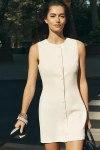Endless Rose Buttondown Mini Dress In Neutral