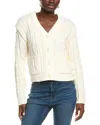 Endless Rose Cable Cardigan In White