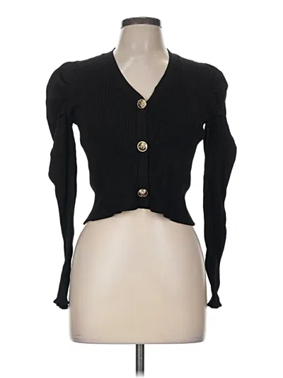 Pre-owned Endless Rose Cardigan Sweater In Black