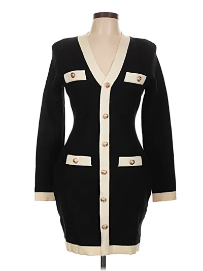 Pre-owned Endless Rose Casual Dress In Black