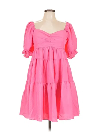 Pre-owned Endless Rose Casual Dress In Pink