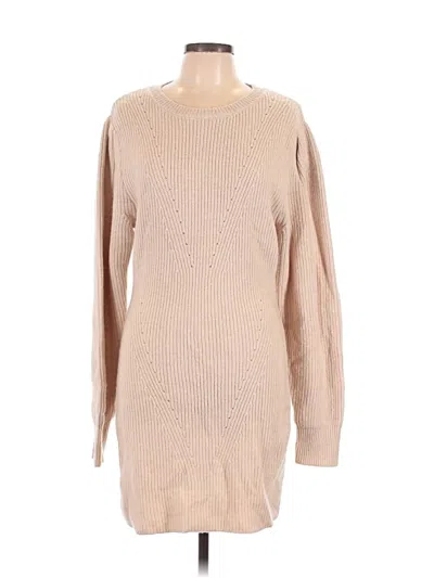 Pre-owned Endless Rose Casual Dress In Tan