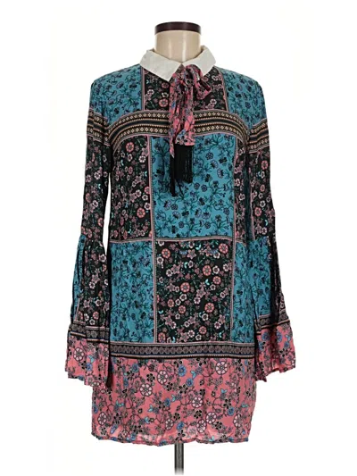 Pre-owned Endless Rose Casual Dress In Teal