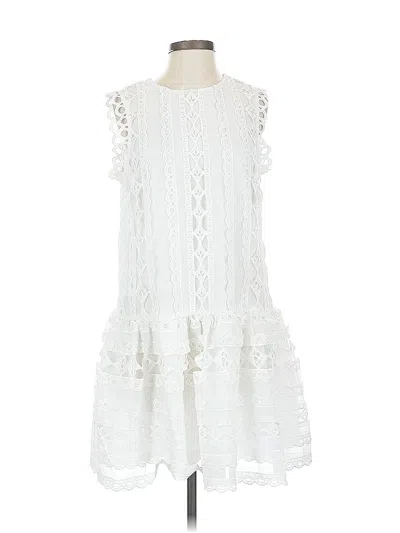 Pre-owned Endless Rose Casual Dress In White