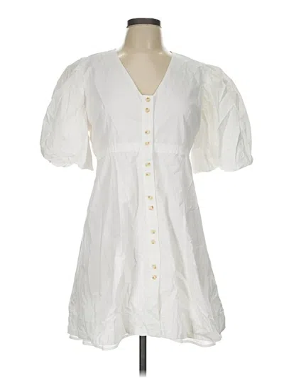 Pre-owned Endless Rose Casual Dress In White