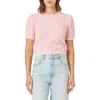 Endless Rose Check Tweed Sweater In Multi