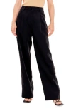 Endless Rose Classic Pleated Suit Trousers In Black