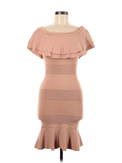 Pre-owned Endless Rose Cocktail Dress In Tan