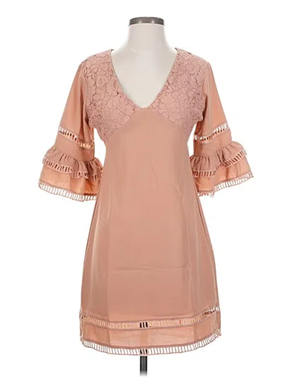 Pre-owned Endless Rose Cocktail Dress In Tan