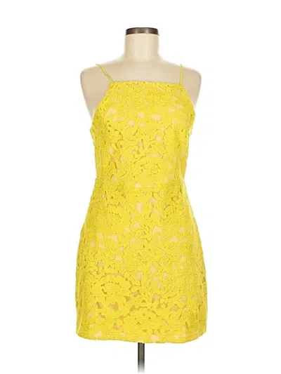 Endless Rose Cocktail Dress In Yellow