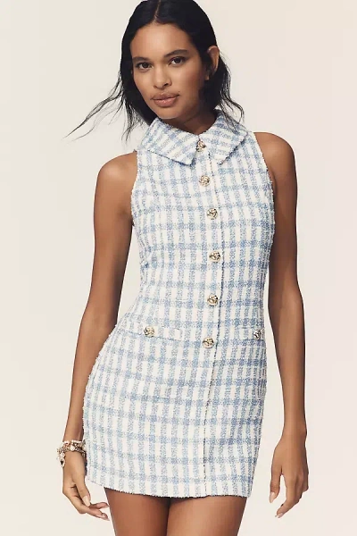 Endless Rose Collared Tweed Mini Dress