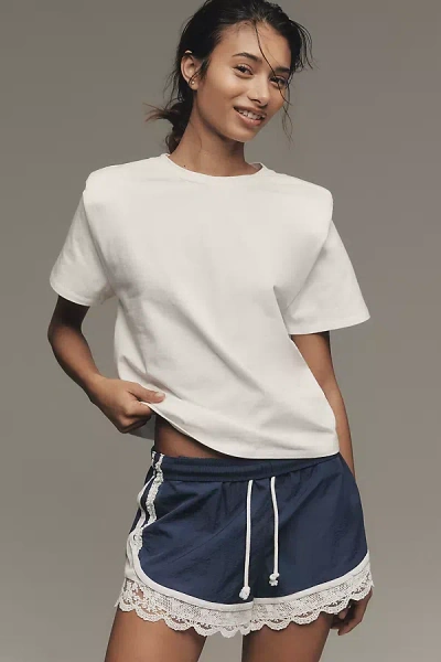 Endless Rose Cotton Tee In White