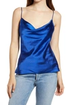 Endless Rose Cowl Neck Camisole In Blue