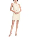 Endless Rose Crochet Knit Mini Dress In Neutral