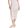 Endless Rose Cutout Lace Midi Skirt In Ivory