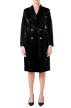 ENDLESS ROSE ENDLESS ROSE DOUBLE BREASTED FAUX LEATHER TRENCH COAT