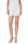Endless Rose Embellished Miniskirt In White