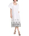 Endless Rose Embroidery Midi Dress