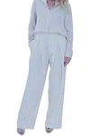 Endless Rose Endless Pleated Trouser In Cream In White