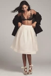 Endless Rose English Factory Organza A-line Midi Skirt