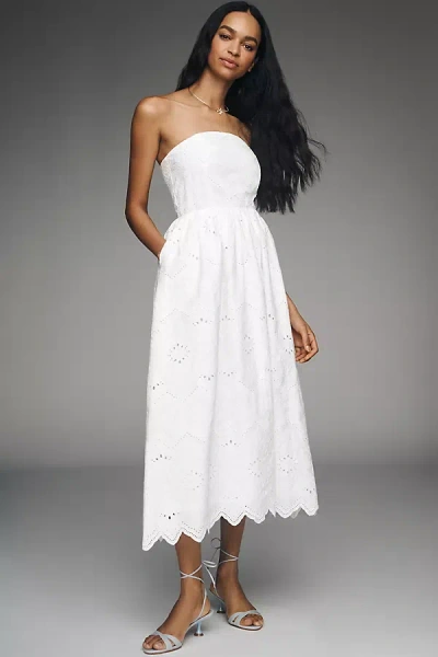 Endless Rose Eyelet Lace Dress In White