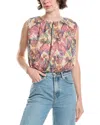 Endless Rose Floral Blouson Top In Multi