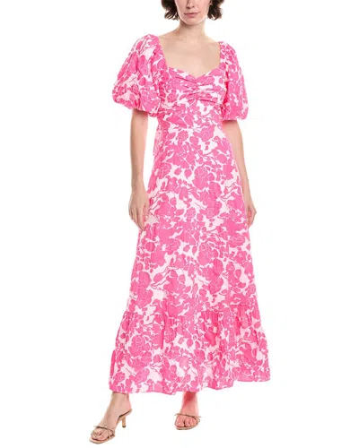 Endless Rose Floral Print Maxi Dress In Pink