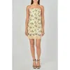 Endless Rose Floral Sequin Strapless Minidress In Multi