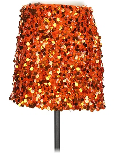 Pre-owned Endless Rose Formal Skirt In Orange
