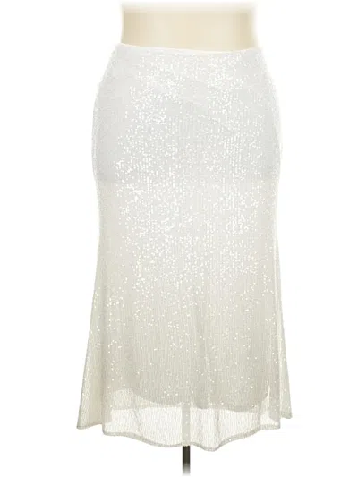 Pre-owned Endless Rose Formal Skirt In White