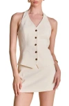 Endless Rose Halter Top In White