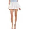 Endless Rose High Waist Bubble Miniskirt In White