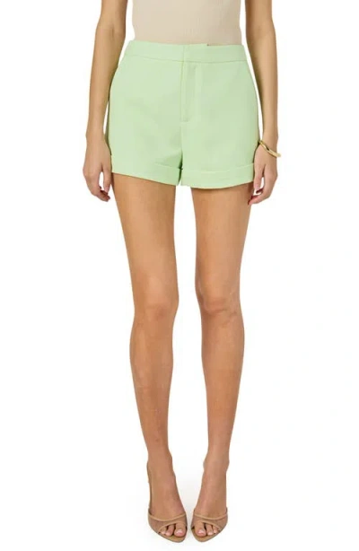 Endless Rose High Waist Tailored Shorts In Green