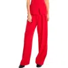 Endless Rose High Waist Wide Leg Pants In Red