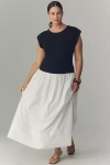 Endless Rose Knit Drop-waist Fit & Flare Midi Dress In Black