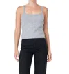 Endless Rose Knit Tank Top In Heather Grey In Grey
