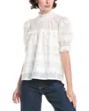 Endless Rose Lace Babydoll Top In White