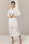 Endless Rose Lace Midi Pencil Skirt