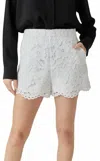 Endless Rose Lace Shorts In White