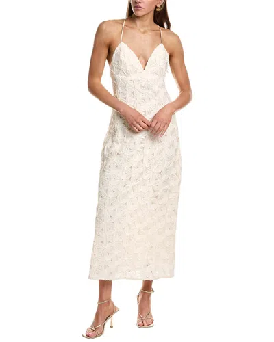 Endless Rose Lace Spaghetti Strap Maxi Dress In Neutral